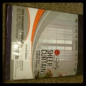 NIB Sheer Curtains